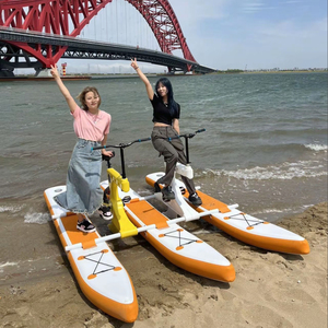 Bateau à pédales <span class=keywords><strong>gonflable</strong></span> stable à double paroi pour <span class=keywords><strong>2</strong></span> personnes, Aqua Cycle pour le divertissement familial et entre amis - Product Image 1