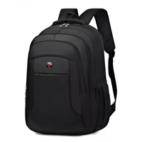 Sac à dos pour ordinateur portable en gros, 15,6 pouces, unisexe, style sport, grand, imperméable, en Oxford, avec port USB, fermeture éclair, en polyester, pour étudiant
