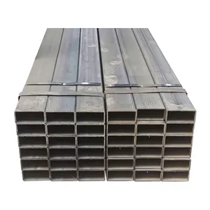 Quadratische Stahlrohre Schwarz: 25 x 25 mm