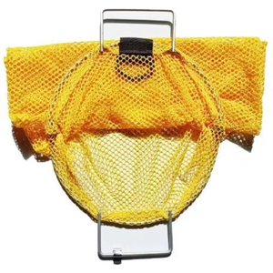 Free Sample galvanized wire handle spearfishing beachcomber lobster crab prawn Nylon mesh <b>net</b> <b>bag</b> - Product Image 1
