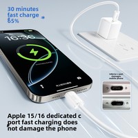 Cable de Datos USB-A a USB-C de Carga Rápida 5A y 100W, Transferencia de Datos de 480 Mbps, Trenzado de Nailon Transparente, Conductor de Cobre Puro para IOS