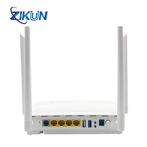 ONT XG-PON con Firmware en Inglés, Módem de Fibra Óptica de Alta Velocidad con Fuente de Alimentación, Terminal de Red Óptica FTTH FTTO FTTD FTTB - Product Image 1