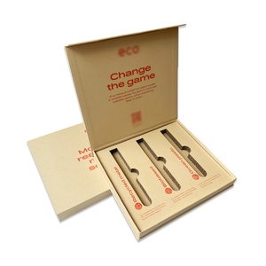 Caja de Regalo de Cartón Marrón de Lujo, Caja Rígida de Papel con Imán e Inserto - Product Image 2