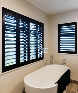 Volets <span class=keywords><strong>en</strong></span> PVC écologiques, volets <span class=keywords><strong>en</strong></span> plastique blanc bon marché, volets à lamelles <span class=keywords><strong>en</strong></span> vinyle DIY pour salle <span class=keywords><strong>de</strong></span> bain - Product Image 1