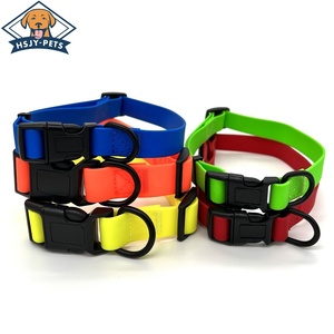 2024 moda de lujo impermeable suave Tpu recubierto de nailon caucho silicona Pvc correas <span class=keywords><strong>collar</strong></span> de perro y conjunto de correa de plomo - Product Image 1