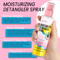 Spray Démêlant Parfumé Floral pour Cheveux – Élimine Nœuds et Enchevêtrements – Idéal Cheveux Afro