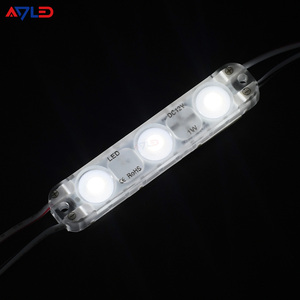 ADLED IP65 โมดูล LED กลางแจ้ง DC12V 1W 3 ดวง พร้อมชิป SMD2835 ปรับความสว่างได้ แสงสีขาวอบอุ่น - Product Image 1