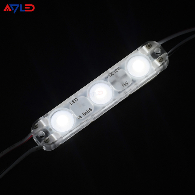 ADLED IP65 Outdoor DC12V 1W 3-Led Module with SMD2835 Chip Dimmable Warm White Lighting