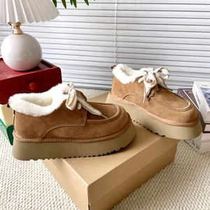 Botas de Invierno Clásicas para <span class=keywords><strong>Mujer</strong></span>, Diseño Nuevo 2026, Alta Calidad, Casuales, para Interiores y Exteriores, de Satén y Gamuza, con Plantilla de Piel - Product Image 2