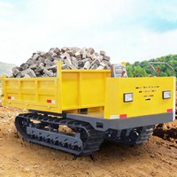 Remorque à benne basculante à 2 essieux et remorque à benne basculante pour VTT à usage industriel avec options personnalisables, garantie d'un an
