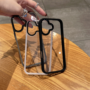 Kaou TPU 360 Bảo Vệ Trong Suốt Khung Ảnh Trở Lại Trường Hợp Đối Với 17 Pro Max 17 17Pro Da Điện Thoại Quyến Rũ - Product Image 4