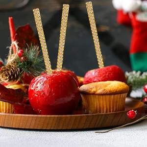 ASTARON Paquete de 24 Caramelos Brillantes para Palitos y Bolsas con Caramelo para Palitos y Cintas (Dorado) Alimentos - Product Image 6