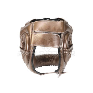 เครื่องป้องกันศีรษะแบบหนังสามารถปรับแต่งได้เครื่องป้องกันศีรษะแบบพกพา MMA และชกมวย - Product Image 2
