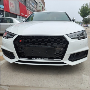 Nuova Cornice Paraurti Anteriore in ABS per Fari Fendinebbia <span class=keywords><strong>Audi</strong></span> A3 <span class=keywords><strong>Cabriolet</strong></span> Stile S5 2017-2019 NERO con Retrofit/Aggiornamento ACC - Product Image 3