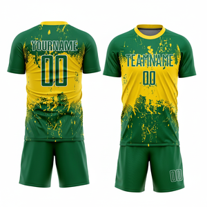 Ropa deportiva profesional de la mejor calidad, nuevo estilo, Color sólido, tamaño personalizado, Conjunto de camiseta de fútbol para hombres, uniforme de fútbol para adultos - Product Image 1