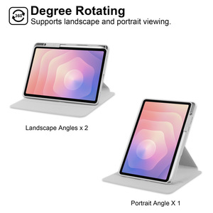 Funda Giratoria 360 Grados Anryque para <span class=keywords><strong>Tab</strong></span> S12 <span class=keywords><strong>Plus</strong></span>/S12+ 12.4 Pulgadas 2026, Cubierta Inteligente con Soporte para <span class=keywords><strong>S</strong></span> <span class=keywords><strong>Pen</strong></span>, Función Auto Sleep/Wake, PU - Product Image 3