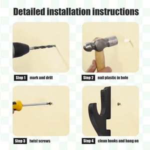 Support <span class=keywords><strong>mural</strong></span> rembourré réglable pour <span class=keywords><strong>katana</strong></span>, épée de samouraï, tanto, rapier, sabre laser et cosplay - Product Image 2