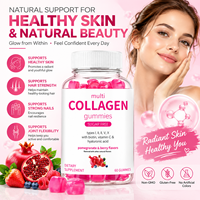 Complément alimentaire en gommes végétaliennes naturelles pour la beauté quotidienne, la nutrition, le soutien de la peau, des cheveux et des ongles, le bien-être, les gommes au collagène, complément alimentaire