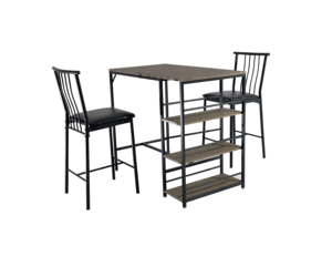 <span class=keywords><strong>YUKAI</strong></span> Nouveau produit Design moderne 1 table et 2 chaises 1 + 2 ensemble de salle à manger pour salon 1 + 2 DS-203 - Product Image 1