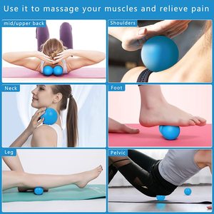 Muscle Relaxation <b>Massage</b> Point <b>Ball</b> for Yoga for Silicone for Custom Logo Nature Rubber Foam Model - Product Image 4