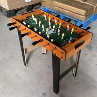 Table de baby-foot classique E1 en MDF de 28 pouces, table de football durable avec 8 tiges en acier inoxydable, conforme à la norme ASTM