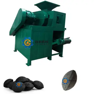 Venta de fábrica, máquina comprimida de briquetas de carbón de prensa de Kenia, línea de producción de briquetas