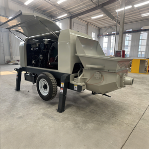 Bomba de Concreto con Remolque Shanghe, Alcance Vertical de 100 m, Productividad de 30 m/h, 1 Año de Garantía, Mini Bomba de Concreto - Product Image 1