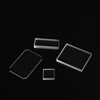Disques en verre saphir optique Leikong personnalisés, haute transparence, 10 mm, tailles OEM de 1 à 100 mm pour applications optiques industrielles