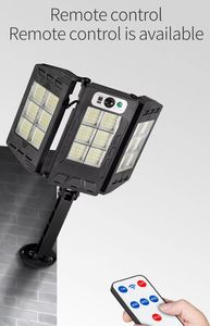 Rts 288 led potente lampione Solaire sensore di movimento esterno impermeabile 12000 Lumen luce solare stradale con telecomando - Product Image 4