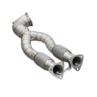 Fitur Knalpot Performa Tinggi untuk Audi RS3 TTrs 2.5T 2022-2024 SUS304 Straight Downspout dan Konverter OPF/GPF