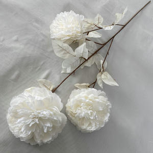 Blanco lechoso simulado boda flores de seda <span class=keywords><strong>Hotel</strong></span> techo flores decorativas ramo boda arreglo floral - Product Image 5