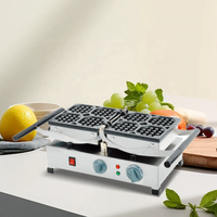 Gaufrier Électrique Professionnel Chef Prosentials 2000W en Acier Inoxydable Rotatif pour la Restauration (Petit Modèle)