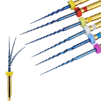 Jingc Kit de Fresas Endodontiques Rotatives Endo en Alliage Nickel-Titane Bleu Thermosensible, Boîte de 6 Pièces, ISO13485