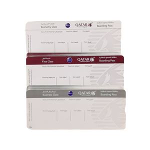 Billets d'avion en carton de carte d'embarquement thermique à impression personnalisée réservant une carte d'embarquement de compagnie aérienne de 82.55mm x 203.2mm - Product Image 5