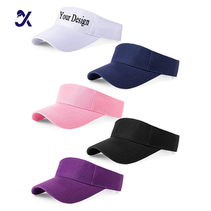 Gorra <span class=keywords><strong>y</strong></span> Sombrero JX al por Mayor, Sombreros de Sol de Alta Calidad, Visera de Verano con Protección UV Personalizada, Gorra de <span class=keywords><strong>Tenis</strong></span> Lisa, Visera OEM con Logotipo Personalizado - Product Image 1