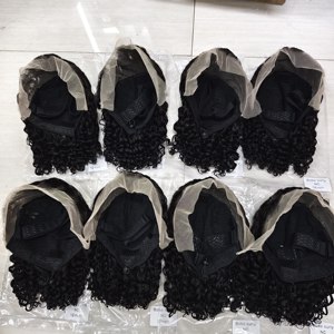 โปรโมชั่นอัพเกรดเพียง 28$ วิกผมบ๊อบลอนน้ำแบบใส ใส่สบาย  วิกผมลูกไม้แบบใส 13x4  ไม่ต้องใช้กาว พร้อมเชือกผูก  ผมแท้ 100% - Product Image 6