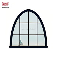 Ventanas Corredizas Dobles de Aleación de Aluminio Modernas, con Persianas, Calificadas por Energy Star, Aislamiento Térmico, Apertura Horizontal Abatible