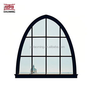 Ventanas Fijas Modernas de Aluminio con Doble Acristalamiento para Uso en Villas y Hoteles, Vidrio con Rotura de Puente Térmico, Apertura Horizontal, Plegables - Product Image 2