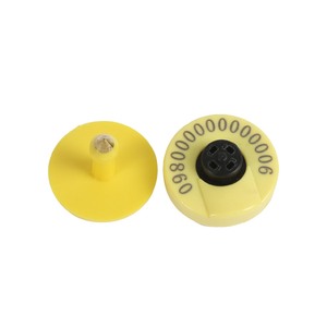 134.2khz Mini animale marchio auricolare del bestiame dimensione 30mm ha stampato il numero di identificazione per i singoli animali - Product Image 4