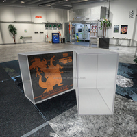 Boîte de protection pour cartes de jeu Elite Trainer, en acrylique transparent, écologique, pré-assemblée, de haute qualité, pour affichage moderne des cartes
