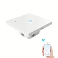 86 Type Tuya Wifi Smart Switch 1/2/3/4 Gangs Maison Intelligente App Télécommande Alexa Interrupteur Mural