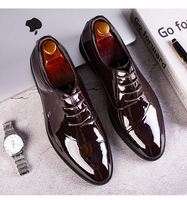 Chaussures habillées et de mariage pour hommes, à lacets, à bout fermé, légères et respirantes