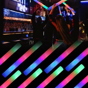 Bâton en mousse à Led multicolore, 16, 18 pouces, prix négociable, mousse changeante, bâton lumineux pour <span class=keywords><strong>concert</strong></span>, <span class=keywords><strong>2023</strong></span> - Product Image 2