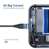 Câble Type-C vers Micro USB 0,3M 1M 2M 3M, charge rapide 5A pour téléphones Android et imprimantes