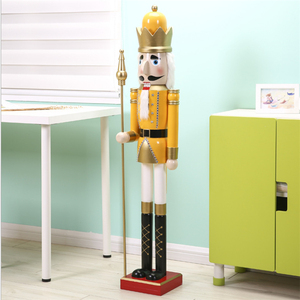 Décoration de Noël en bois taille réelle Casse-Noisette certifiée CE EN71 120 cm, modèle 2025 - Product Image 6