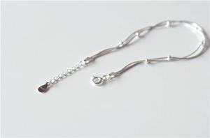 LT-139 925 Sterling Silver <strong>Bracelet</strong> Women's Korean Version of Fashion Simple Small <strong>Ball</strong> <strong>Bracelet</strong> Sterling Silver Jewelry - Product Image 2