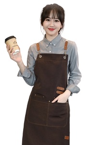 Hot bán unisex bồi bàn Tạp dề nhà bếp thanh quán cà phê nấu ăn nhà hàng tạp dề biểu tượng tùy chỉnh - Product Image 6