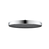 Pommeau de douche rond ABS de 12 pouces, grand format, pour douche pluie, accessoires de salle de bain pour appartement et hôtel