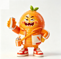 Figurine de collection personnalisée en PVC et ABS, ours en chocolat, style dessin animé, statue d'art, fabriquée en Chine, OEM sur mesure pour marque, vente en gros