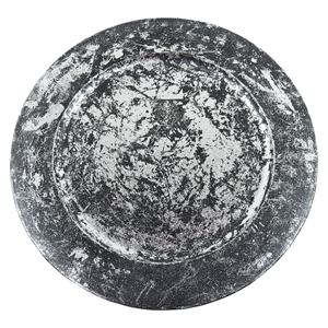 Plaque de chargement colorée en vrac avec finition peinte à la main plaque de chargement métallique en fer de forme ronde pour la décoration intérieure de la maison - Product Image 2